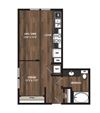 Main Street Flats Apartments Phase II Studio D Floor Plan Main Street Flats Apartments Phase II Studio D Floor Plan